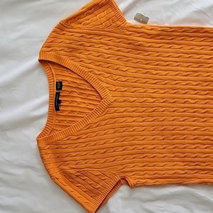 Orange sweater size large